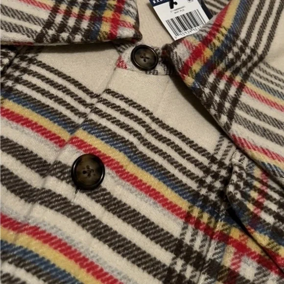 Polo Ralph Lauren Western Fringe Trim Plaid Wool Jacket - Picture 11 of 14